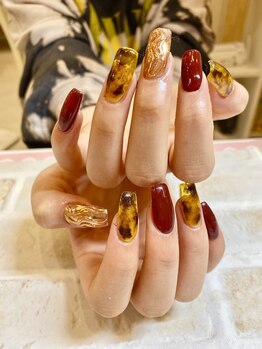ブリリアント ネイル(Briliant Nail)/べっ甲アート