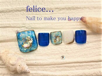 フェリーチェ 川間店(felice)/【定額フットネイル】8500円