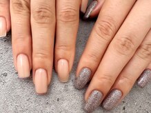 エムスラッシュ ネイル センター北店(M.SLASH)/フラッシュ×細フレンチ