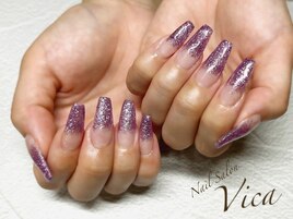 スパークルラメグラデーション☆