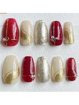 成人式ネイルチップ