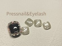 プレス ネイルアンドアイラッシュ(PRESS NAIL&EYELASH)/【フット】定額※オフ込￥13800