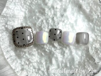 ミニュイネイルバイゼン(minuit nail by Zen)/【foot】定額デザインコース