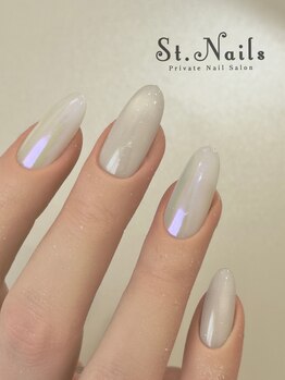 セントネイルズ (St.Nails)/6月限定シンプルデザイン¥4950