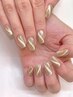 (モチの良さ◎付け替えまでストレスフリー!)HAND マグネットネイル10本