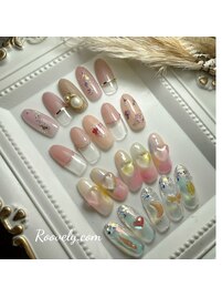 春ネイルサンプル