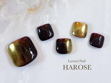 ラグジュアリーネイル ハローズ(HAROSE)/フットジェルマンスリーコース