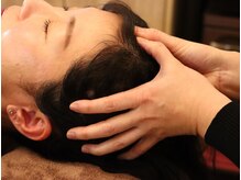 炭酸ローションでヘッドスパ！頭の軽さにビックリしてください。