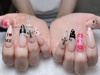 ウメネイルスタジオ(UME NAIL STUDIO)/題長さだしやり放題×つけ放