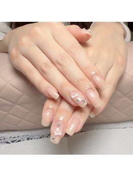 ビユビ ネイル 川口駅前店(Biyubi Nail)の写真/オフィス・日常に最適なシンプルネイル｜清楚で上品な大人デザイン