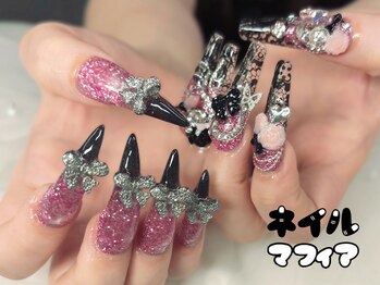 ネイルマフィア 恵比寿(NAIL MAFIA)の写真/【圧倒的な技術力】JNA本部認定講師在籍の実力派サロン！お爪に優しいフィルイン施術♪一層残しでモチ◎ 