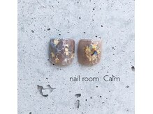 ネイルルーム カーム(nail room Calm)/FOOT★大理石デザイン