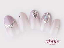 ネイルサロン アビー グランデュオ蒲田店(abbie)/グレイッシュミラー　￥12254