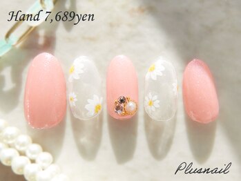 プラスネイル 銀座中央通り店(PLUS NAIL)/【2634】定額7,689円フラワー