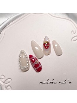 果物アート いちご