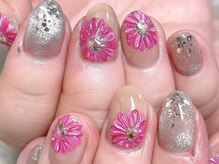 ネイルフロンティア 吉祥寺(NAIL FRONTIER)/えりか♪手描きコスモス11980円