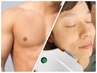 【メンズ】ヒゲ脱毛+お好きなパーツ3ヶ所フリー 光脱毛  90分 高出力髭モード