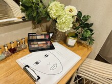 メイク体験♪明日からできるようにfaceチャートプレゼント