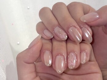 ネオリーブ ウリ(Neolive uri)/リボンオーロラネイル