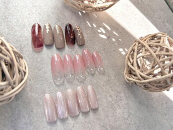 ネイルエルーシェ 立川店(Nail Ercher)の写真/【お爪に優しいパラジェル有♪】季節やトレンドに合わせた上品デザインでいつでも好印象の美しい手元に☆