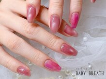 nail salon BABY BREATH【ネイルサロン　ベイビーブレス】/持込デザイン☆マグ×ニュアンス