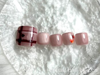 ミニュイネイルバイゼン(minuit nail by Zen)/【foot】定額デザインコース