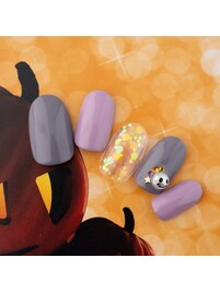 大人シンプルハロウィンネイル