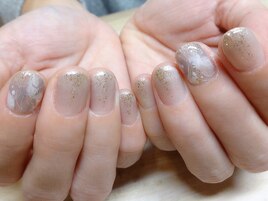 ニュアンス マーブル ベージュ