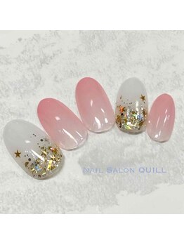 ネイルサロン クイル(QUILL)/12月ちょこっとアート（２）