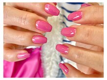 マニネイル 高の原店(mani nail)/ピンクワンカラー