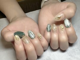 マグネット×ニュアンスネイル