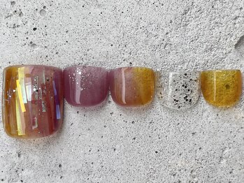 フリークネイル(FREAK Nail)/奥行きフィルムFOOT ¥10000