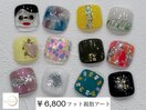 【￥6,800 フット親指アート】
