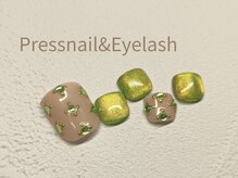 プレス ネイルアンドアイラッシュ(PRESS NAIL&EYELASH)/【フット】定額※オフ込￥13800