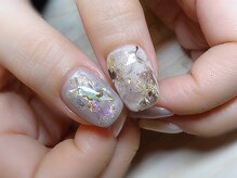 アミュリー ネイル アトリエ(Amury nail atelier)/ニュアンス マーブル ベージュ