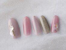 ネイルプラザ 河原町OPA店(NAIL PLAZA)/オフィス×シェルネイル♪