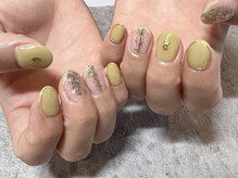 ハレトキネイル(haretoki nail)/ピスタチオカラー