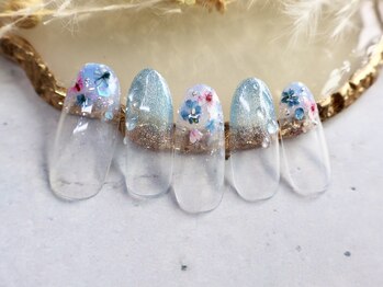 ロシェ(Rocher)/押し花ネイル/Rocher