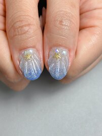 貝殻　海　夏ネイル
