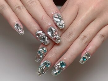 Lucky Nail Salon【長さだし/ワンホン/持ち込み/パラジェル/フィルイン】の写真/シンプルデザインやり放題90分¥6980★お爪の形や状態を見ながら丁寧に美しく仕上げます!デザインの持込OK◎