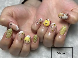 痛ネイル　3Dアート