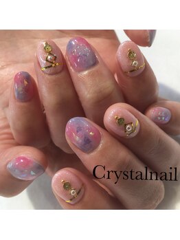 クリスタルネイル ボンベルタ橘店(CRYSTAL NAIL)/マーブル