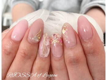 リオッサ オブ ラグーン(RIOSSA of Lagoon)/星ｘ押し花ｘニュアンス