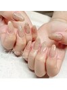 ピンクベージュニュアンス