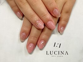 c-255 大人可愛いピンクネイル