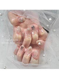 チーク×リボン