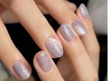 ネイルサロン プール ヴー(Nail Salon Pour Vous)の雰囲気（マグネットを使用したうっすらニュアンスデザイン）