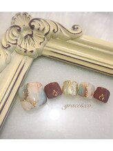 グレイスアンドコー(grace&co.)/大理石フットネイル