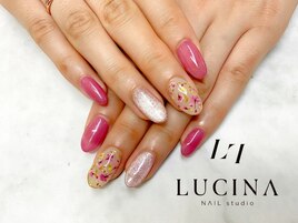 N-27 押し花マグネットネイル