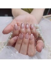 シーシーナナ ネイルサロン(CC NaNa Nail Salon)/大人気のミラーフレンチ